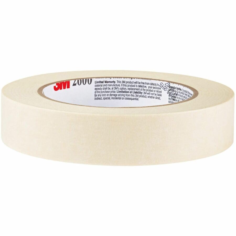 3M Highland Economy Masking Tape (MMM260024ARL), 1 Inches Width x 60 Yards Length
