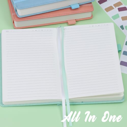 Hoci Poci 400 Pages Lined Journal Notebook, 5.8" x 8.4", Aqua - color: Aqua, size: Lined-400 Pages (5.7"×8.3")
