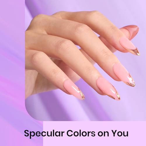 Beetles 8 Colors Chrome Powder for Gel Polish Nails Mirror Effect - color: Multicolor Mirror-8