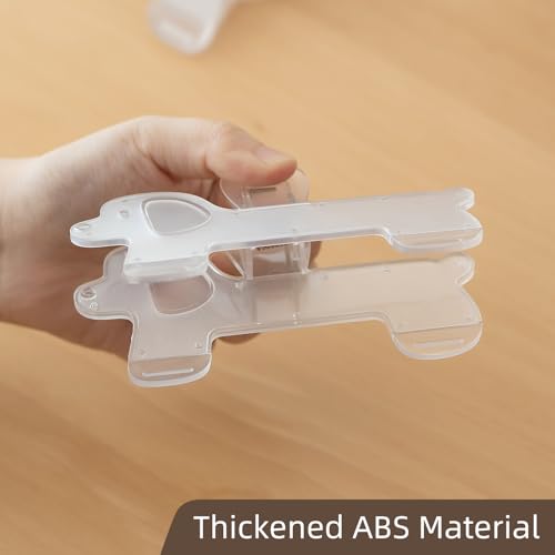 Book Clip to Hold Book Open,Sturdy Non-Slip Page Holder Clips for Reading - color: 2 Transparent