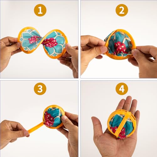 12pcs Mandala Round Foldable Hand Fan Japanese Foldable Fan Style Handheld Compact Cooling Fans,Round Folding Fan for Outdoor Games,Xmas Decoration,Festival,Party Favors,Travel,Events - color: Mandala