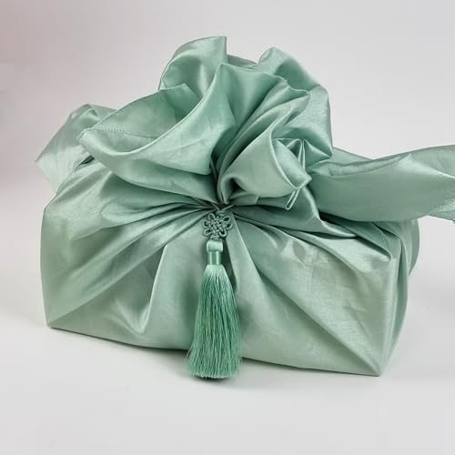Mini Korean Silk Knot Norigae Set - 2 Pack Arirang Inspired Tassel Bag Charms in 13 Colors - Traditional Hanbok Accessories (Beige) - color: Beige