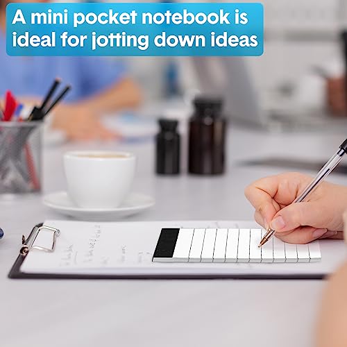 PerKoop 100 Pack 3 x 5 Inch Lined Small Note Pads Bulk, Mini Memo Notepads - size: 3 x 5 Inch