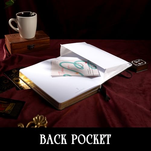 TIEFOSSI A5 Dotted Journal for Women & Men, 160 GSM Thick Paper - color: Black, size: Dotted