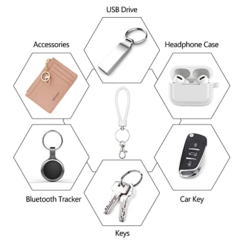 ID Card Badge Holder Key Chain with Metal Keyring, Plastic Slide Open with ID Window for Women Men Girls Students,Pink Sky - color: Pink Sky