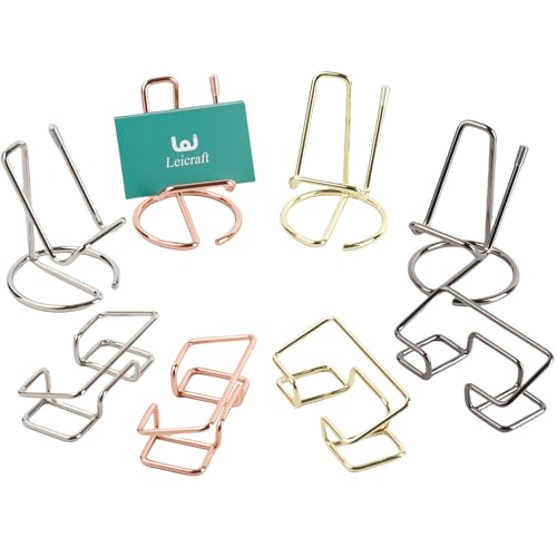 Golden Business Card Holder for Desk, Cute Metal Card Organizers - color: Vertical Golden