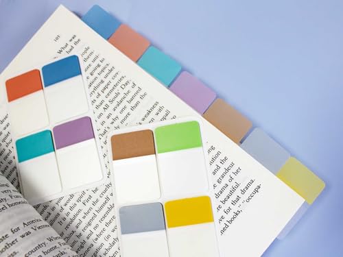 ELII 900 PCS 1 Inch Book Tabs Sticky Index Tabs,Writable Repositionable - color: Pastel