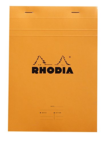 Rhodia Meeting Notepad, No16 A5 - Orange - color: Orange, size: No.16(A5)14.8×21cm, style: Meeting ruled