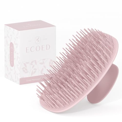 ecoed Scalp Massager Shampoo Brush,Scalp Scrubber & Exfoliator（Pink） - color: Pink, size: 1PC
