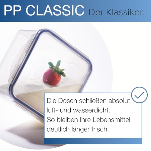 LOCK & LOCK Easy Essentials Food Lids/Pantry Storage/Airtight Containers, BPA Free, Rectangle - 8 Cup - for Cookies, Clear - size: 8 Cup (Pack of 1), style: 8 Cup