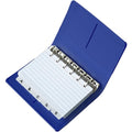 Olivo 3x5 Lined Index Cards with Ring Binder Holder and Dividers, Blue - color: Blue