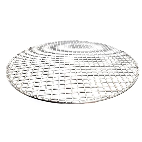 Eagles Round Grill Grates, 11.6" Heavyweight Cooking Rack Round BBQ Mesh 304 Stainless Steel Barbecue Grilling Grate Cross Wire Steaming Cooling Barbecue Rack/Carbon Baking Net/Grill/Pan Grate - size: 29.5cm/11.61"