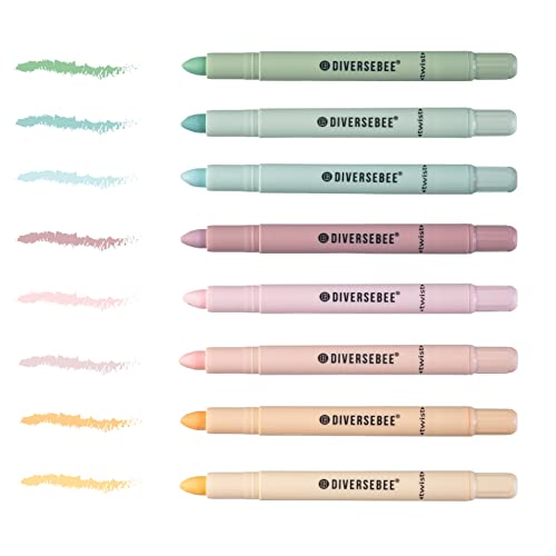 DIVERSEBEE Bible Highlighters and Pens No Bleed (Pastel) - color: Pastel