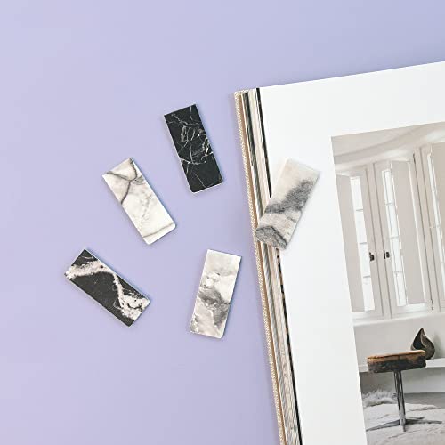 Monolike Magnetic Bookmarks Marble ver.1 + ver.2, 10 Pieces - color: Marble Ver.1 + Ver.2