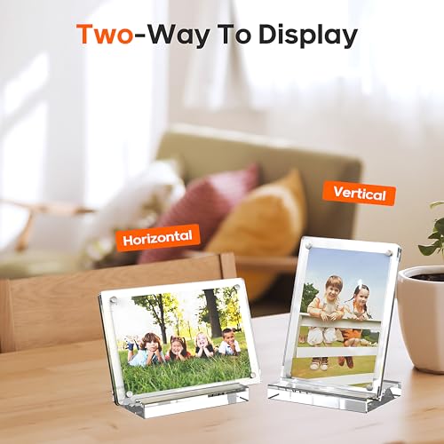 2.4x3.5 Acrylic Picture Frame,2 Pack