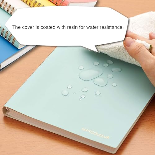 Maruman Septcouleur Lab Notebook, 2024 Limited Color, 5.98 x 4.57 Inches (A6), 3mm square grid, 100 sheets, Forest Green (N769-24-03) - color: Forest Green (2024 Limited), size: 5.98" x 4.57"