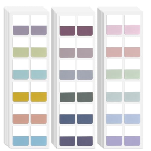 Potanro 360Pcs Sticky Book Tabs,Colorful Book Index Tabs for Notebook - style: Sticky note D