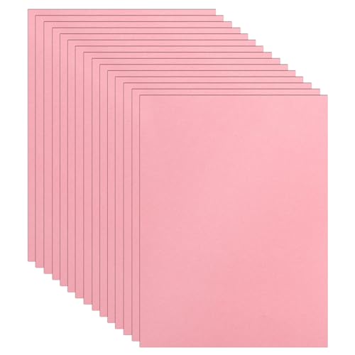 Guakicae 40 Sheets Candy Pink Cardstock 8.5 x 11 Scrapbooking Paper 75lb - color: Pink, size: 40 Sheets