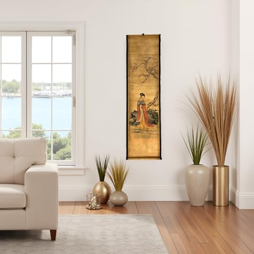 Wall Art Poster Prints Painting Scroll Decor Asia Vintage Home Office - color: H2