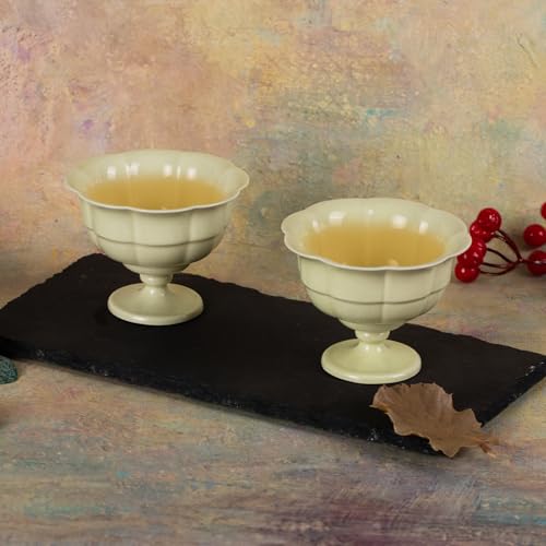 KAMMAK Tea Cup,3oz Small Tea Cups Set of 2, Reed Green Porcelain Tea Cups with Short Handle, Ceramic Teacups Set for Tea Party, Home Chinese Kungfu Tea Set for Hot/Cold Drink - style: 701N Reed Green