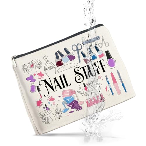 Nail Tech Makeup Bag Gifts for Women Nail Technician Artist - color: J