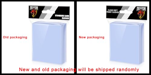 1000ct Card Sleeves for Trading Cards, Penny Soft Sleeves Clear Card Sleeve - size: 1000P