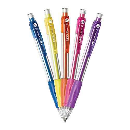 BIC Velocity Mechanical Pencils, 2-Count Pack, Medium Point, 0.7mm - size: 2 Count (Pack of 1)