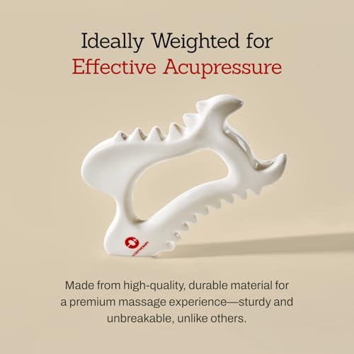 MEDITHERAPY SOKSAL GUASHA,Ceramic Gua Sha,Body Massage Tool, Korean Body Guasha, Guasha Board, Face Lift, Muscle Relief Massage Board (Body Massager) - style: BODY MASSAGER