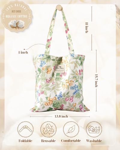 Miss Adola Aesthetic Buckle Tote Bag for Women - color: Greenleaf Yellow Fruit