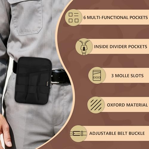 Likesing Pocket Tool Pouch, Oxford Pocket Organizer with Removable Strap
