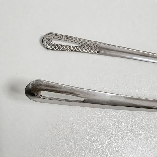Korean BBQ Tongs 11 Inch 304 Stainless Steel Cooking Tweezers 2 Pcs
