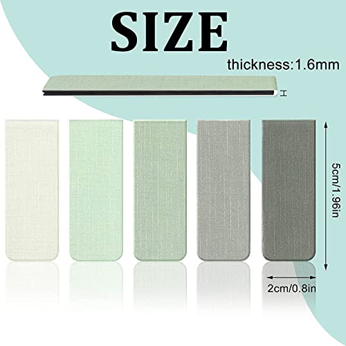15 Pieces Bookmark, Magnetic Bookmarks for Women, Men, Book Lovers, Page Markers for Students Teachers Reading (Misty, Ocean, Emerald) (Pack of 3) - color: Misty, Ocean, Emerald, size: 15 Pieces (Pack of 3)