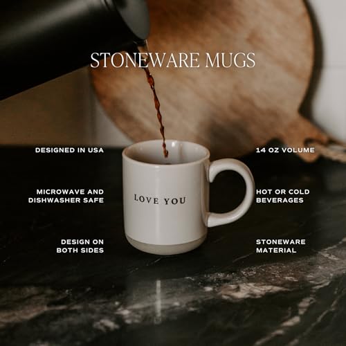 Sweet Water Decor Be Still and Know Mug - Religious Christian Coffee Mug - Inspirational Bible Verse - 14oz Stoneware Coffee Cup - Microwave & Dishwasher Safe - style: Be Still and Know