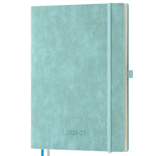 2026-2027 Weekly and Monthly Planner (Jul.2026–Dec.2027) - color: Sky Blue, size: Large-11.5" x 8.5"