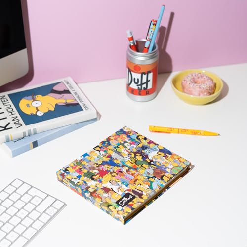 Grupo Erik The Simpsons Weekly Planner & Sticky Notes Set - Gifts, Merch - color: The Simpsons