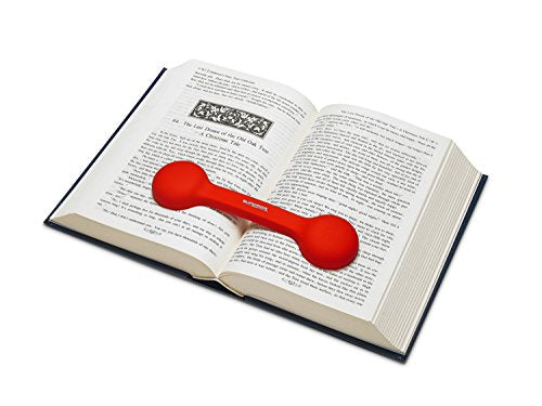 Bookmark/Weight-Page Holder-Holds Books Open and in Place-RED-by Superior Essentials - color: Red