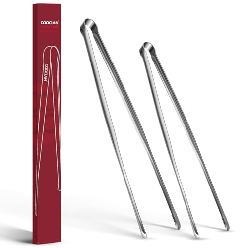 Precise Serrated Non-Slip Tips Cooking Tongs 2 Set (11.5" & 13.5") - size: 11.5"+13.5"