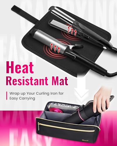 Mancro Hair Tools Travel Bag Compatible with Shark Flexstyle - color: Black, size: Standard