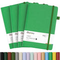 Oucaru 4 Pack A5 Lined Journal Notebook, 180 Pages 100 GSM Paper for Travel - color: Oxide Green, size: 4 Pack