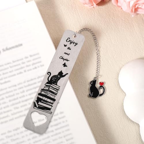 Cat Bookmark, Zinc Alloy Cute Kitten Themed Book Marker with Kitten - style: Butterfly Cat 2