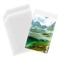 AUEAR 4"x6" Crystal Clear Plastic Sleeves Storage Bags for Picture 100Pack - size: 4 x 6 inches
