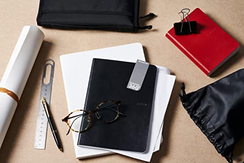 Signature Series B5 Large Lite with Red Cover and Grid Paper - color: Red Cover with Grid Paper, size: B5 Large Lite