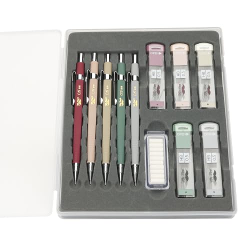 Mr. Pen- Mechanical Pencil Set with Lead and Eraser Refills, 5 Pack