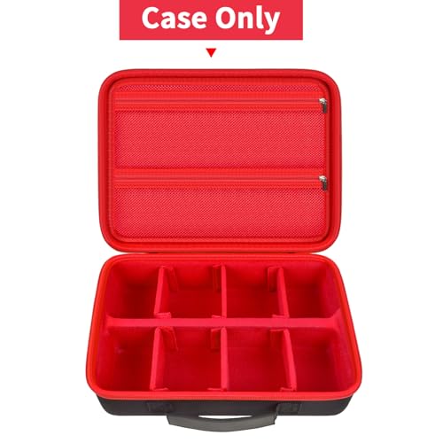 2700+ Trading Card Case for MTG, TCG Deck Boxes and Sports Cards - color: Red