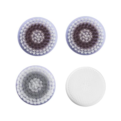 4 Replacement Brush Heads for Model Ga-7266P Facial Cleansing Brush Deep Pore Cleansing Gentle Exfoliating & Remove Blackhead Acne Exfoliating Soft Head Set