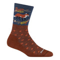 Darn Tough Vermont Women's Wildlife Crew Light Cushion Socks (6105) - color: Fox Foliage, size: Medium