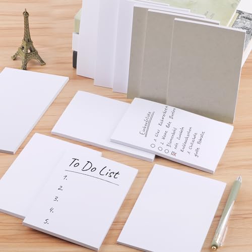 Hoiny 12 Pack Note Pads 4x6, Blank Server Notepad, Small Memo Scratch Paper - style: 12 Pack