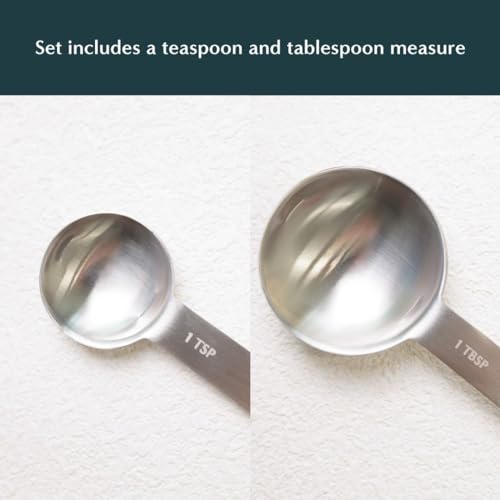 Naoki Matcha Stainless Steel Measuring Spoon/Scoop Set