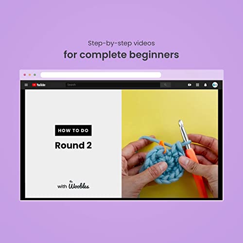 The Woobles Crochet Kit for Beginners (JoJo the Bunny) - color: JoJo The Bunny, size: Original