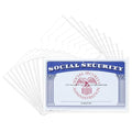 Social Security Card Protector Sleeves,10 Pack Social Security Card Holder/New Medicare Card Protector Sleeve/Credit Card Holder,SSN Card Protector - style: 10 PCS